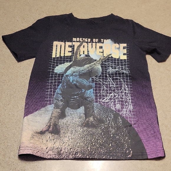 Carter's Other - Carter's Metaverse Triceratops Black Kids T-Shirt Size 8